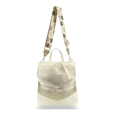 Zellia női hátizsák 24039 beige arany ch