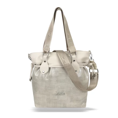 Zellia Női Válltáska 24112 Beige-Arany - Ch -