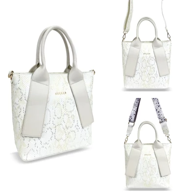 Zellia Női Kézitáska H728 Beige - Python -