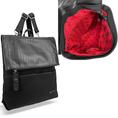 Zellia Női Hátizsák Hz-122 Fekete - D217 -