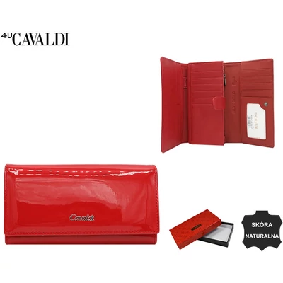 Cavaldi Női Pénztárca - Belül Bőr - Px26-Jmp-8177 Dark Red - Bordó