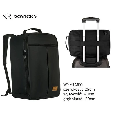 Peterson Hátizsák Ptn R-Bp01-6665 Black - 40 X 25 X 20 Cm