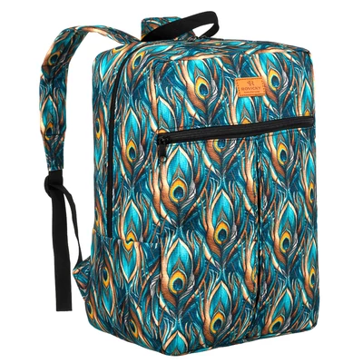 Rovicky Hátizsák | Kézipoggyász - Mintás - R-Pl-01-0477 S18 - 40 X 25 X 20 Cm - Csillámnos