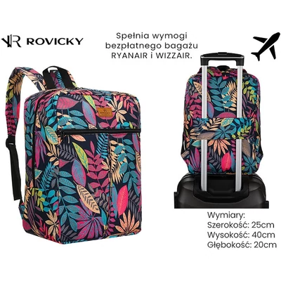 Rovicky Hátizsák Mintás R-Pl-01-9012 10 - 40X 25 X 20 Cm