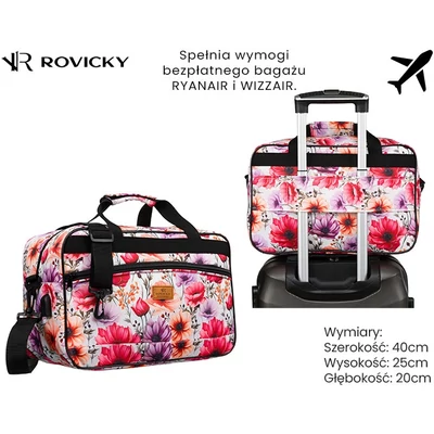 Rovicky Utazótáska - Kézipoggyász - Mintás - R-Tl15608-8831 11 - 40 X 25 X 20 Cm