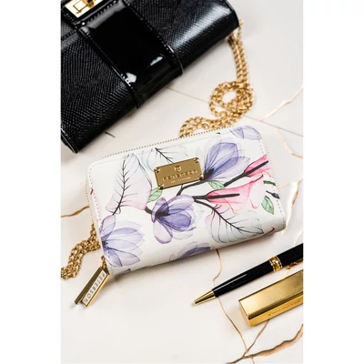 Peterson Női Pénztárca Ptn 007-F8-7845 Beige Flower 01