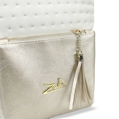 Zellia Női Kézi-Válltáska 17095 Beige-Arany - Ss -
