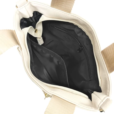 Zellia Női Kézi-Válltáska 17095 Beige-Arany - Ss -