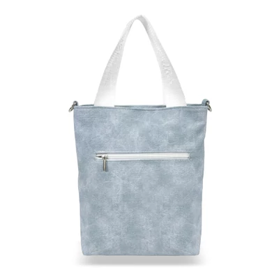 Zellia Női Válltáska/Kézitáska 17095 Jeans Blue-Fehér