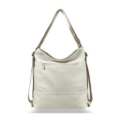Zellia Női Válltáska/Hátizsáká Alakítható 19010 Holo Beige