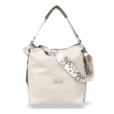 Zellia Női Válltáska 19161 - Next C. Peacock - Világos Beige-Taupe