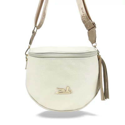 Zellia Női Oldaltáska 21028 Világos Beige - Shiny -
