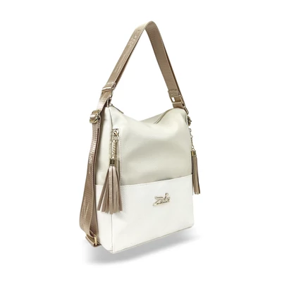 Zellia Női Válltáska/Hátizsáká Alakítható 22199 Holo Beige