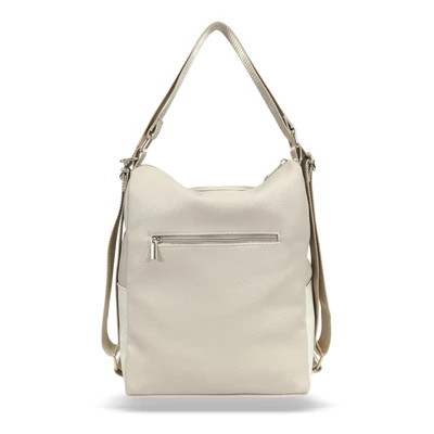 Zellia Női Válltáska/Hátizsáká Alakítható 22199 Beige-Arany - Pearl -