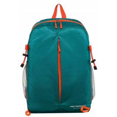Peterson túra hátizsák ptn 23006-6656 green/orange - zöld - vízlepergetős -