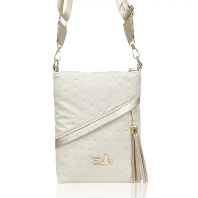 Zellia Női Oldaltáska 23012 Beige-Arany - Ss -