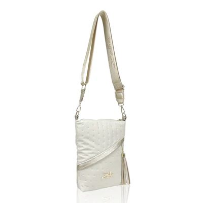 Zellia Női Oldaltáska 23012 Beige-Arany - Ss -