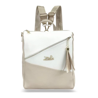 Zellia Női Hátizsák 23137 Beige-Fehér - Holo -