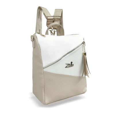 Zellia Női Hátizsák 23137 Beige-Fehér - Holo -