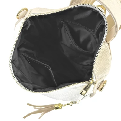 Zellia Női Hátizsák 23137 Beige-Fehér - Holo -