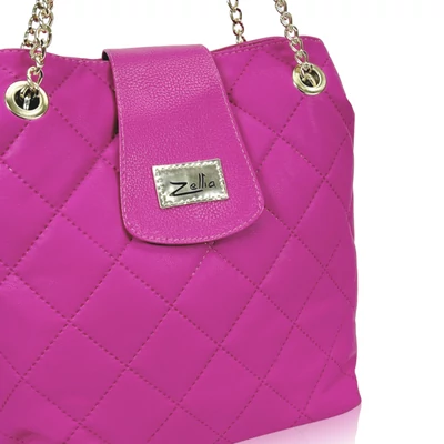 Zellia Női Válltáska 23150 Magenta Matt - Steppelt -