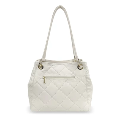 Zellia Női Válltáska 24015 Beige Matt - Steppelt -