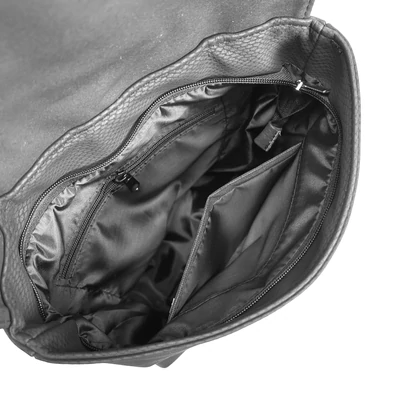 Zellia Női Hátizsák 24031 Fekete-Grafit - Crystal -