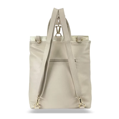 Zellia Női Hátizsák 24031 Beige-Arany - Ch-Pearl -