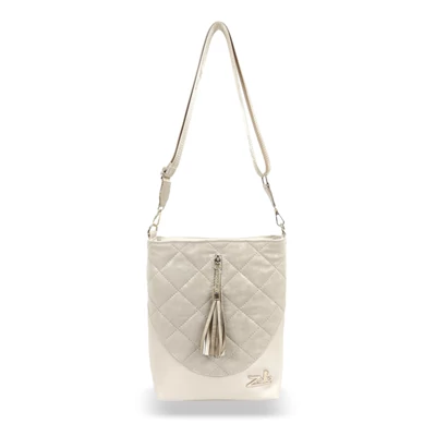 Zellia Női Oldaltáska 24034 Beige Monaco - Steppelt -