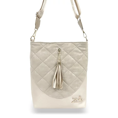 Zellia Női Oldaltáska 24034 Beige Monaco - Steppelt -