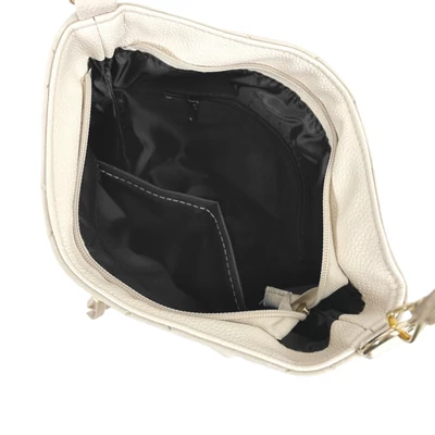 Zellia Női Oldaltáska 24034 Beige Monaco - Steppelt -