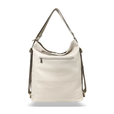 Zellia Női Válltáska/Hátizsáká Alakítható 24040 Beige-Arany - Monaco-Holo -