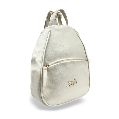 Zellia Női Hátizsák 24045 Beige-Arany - Shiny -