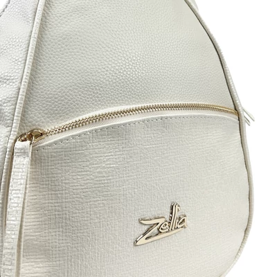 Zellia Női Hátizsák 24045 Beige-Arany - Shiny -
