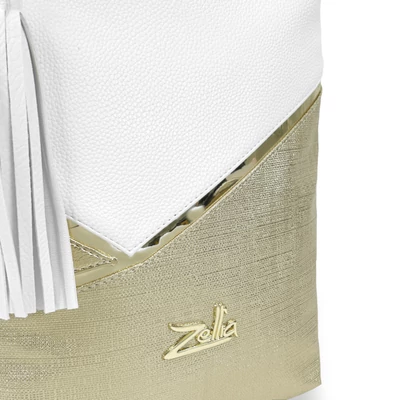 Zellia Női Válltáska 24046 Fehér-Arany - Ch -