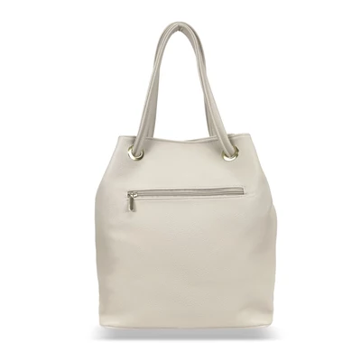 Zellia Női Válltáska 24055 Fehér-Arany-Beige