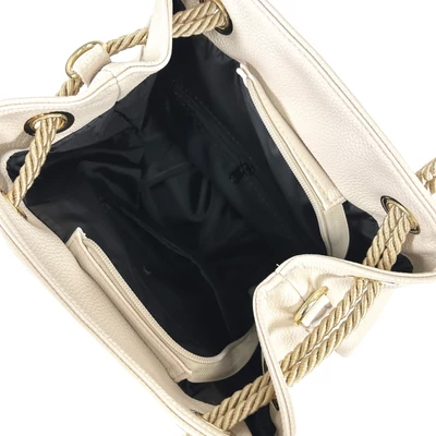 Zellia Női Válltáska 24056 Beige-Arany - Brw-Groove -