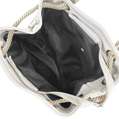 Zellia Női Válltáska 24056 Beige-Arany - Pearl -