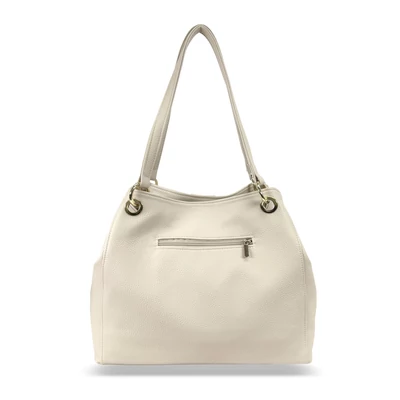 Zellia Női Válltáska 24077 Beige-Arany - Pearl -