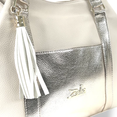 Zellia Női Válltáska 24092 Beige-Arany - Bari -
