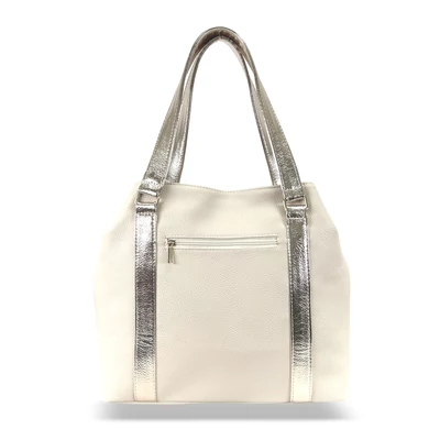 Zellia Női Válltáska 24092 Beige-Arany - Bari -