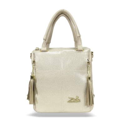 Zellia Női Hátizsák 24122 Beige-Arany - Csillámos -