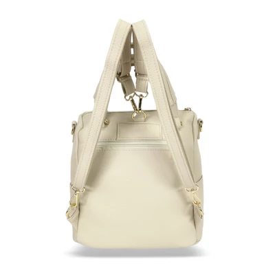 Zellia Női Hátizsák 24122 Beige-Arany - Csillámos -