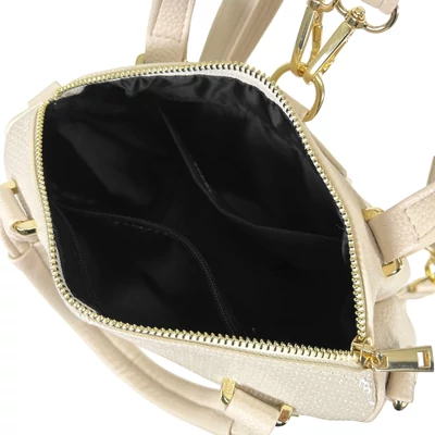 Zellia Női Hátizsák 24122 Beige-Arany - Csillámos -