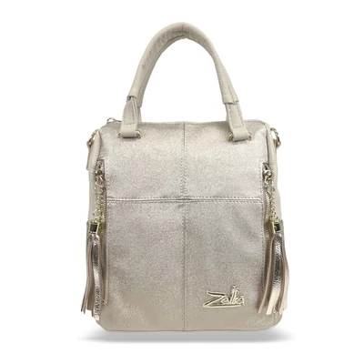 Zellia Női Hátizsák 24122 Beige-Arany - Diamond-Groove -