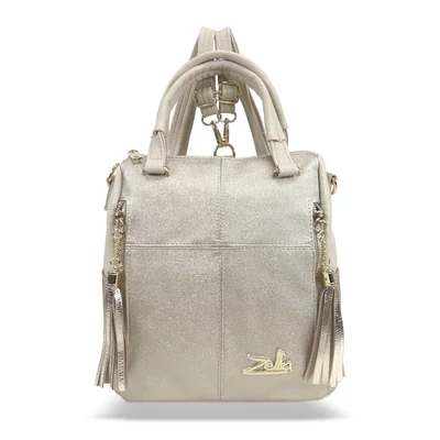 Zellia Női Hátizsák 24122 Beige-Arany - Diamond-Groove -
