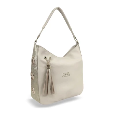 Zellia Női Válltáska 24151 Beige-Arany - Ch -