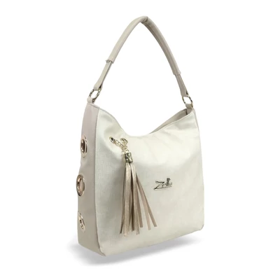 Zellia Női Válltáska 24151 Beige-Arany - Pearl -
