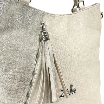 Zellia Női Válltáska 24167 Beige-Arany - Ch -