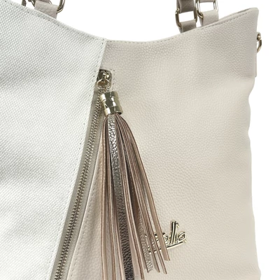 Zellia Női Válltáska 24167 Beige-Arany - Pearl -